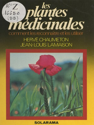 cover image of Les plantes médicinales françaises